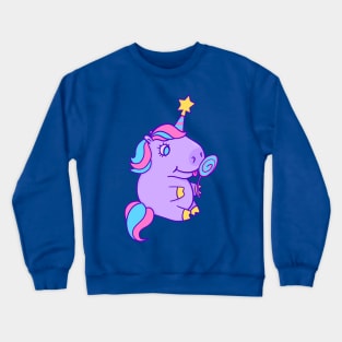 Unicorn with a lollipop Crewneck Sweatshirt